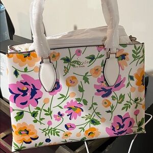 Kate Spade Multicolor Floral Tote